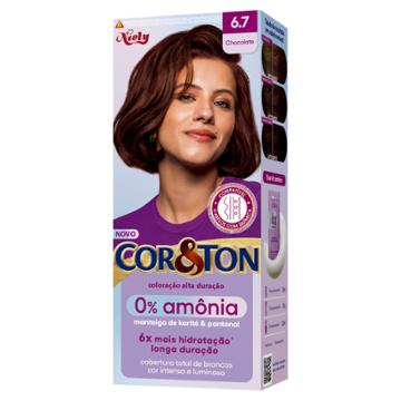 TINTURA CREME COR&TON 0% AMONIA CHOCOLATE 6.7