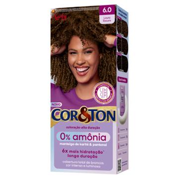 TINTURA CREME COR&TON 0% AMONIA LOURO ESCURO 6.0