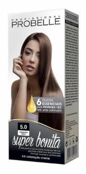 TINTURA PROBELLE SUPER BONITA CASTANHO CLARO 5.0 50ML