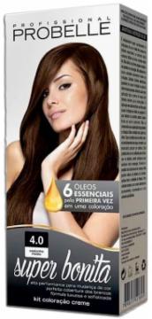 TINTURA PROBELLE SUPER BONITA CASTANHO MEDIO 4.0 50ML