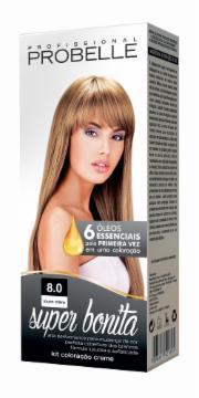 TINTURA PROBELLE SUPER BONITA LOURO CLARO 8.0 50ML