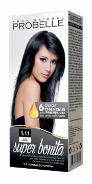 TINTURA PROBELLE SUPER BONITA PRETO AZULADO 1.11 50ML