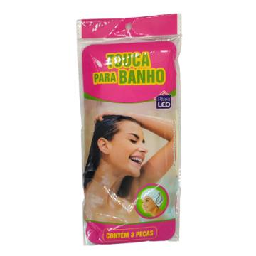 TOUCA BANHO PLAST LEO 3UNIDADE