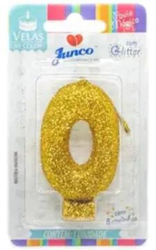 VELA JUNCO ANIVERSARIO LIVE C/GLITER OURO N0