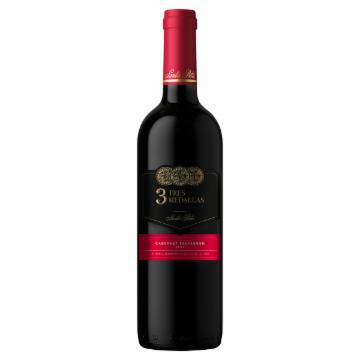 VINHO 3 MEDALLAS CABERNET SAUVIGNON 750ML