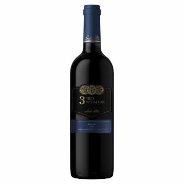 VINHO 3 MEDALLAS MERLOT 750ML 