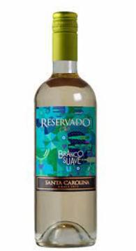 VINHO SANTA CAROLINA BRANCO SUAVE RESERVADO CHILE 750ML