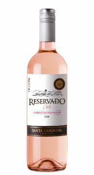 VINHO SANTA CAROLINA CABERNET SAUVIGNON ROSE RESERVADO CHILE 750ML
