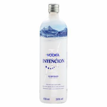 VODKA 5X DESTILADA INTENCION GARRAFA 900ML