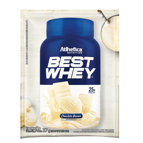 WHEY BEST ATLHETICA NUTRITION CHOCOLATE BRANCO SACHE 37G