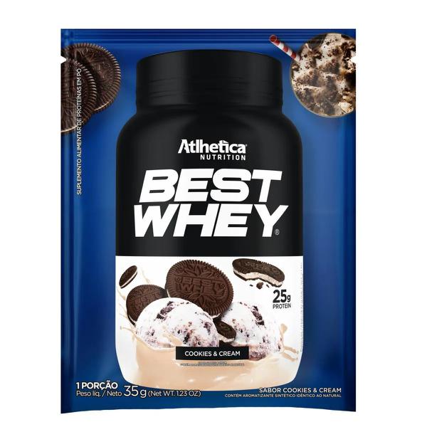 WHEY BEST ATLHETICA NUTRITION COOKIES CREAM SACHE 35G