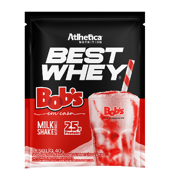 WHEY BEST ATLHETICA NUTRITION MILK SHAKE BOBS SACHE 40G