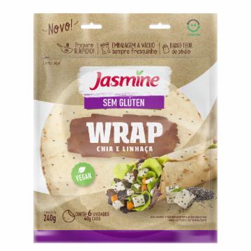 WRAP JASMINE S/GLUTEN CHIA LINHACA 240G
