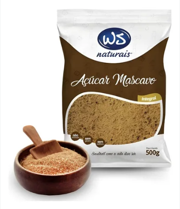 ACUCAR MASCAVO WS NATURAIS INTEGRAL 500G