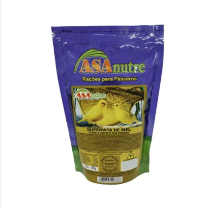 ALIMENTO PARA PASSAROS  ASANUTRE SUPERVITA DE MEL 250G