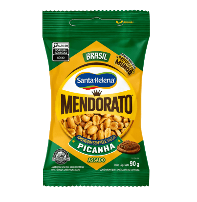 AMENDOIM MENDORATO SANTA HELENA PICANHA BRASIL 90G