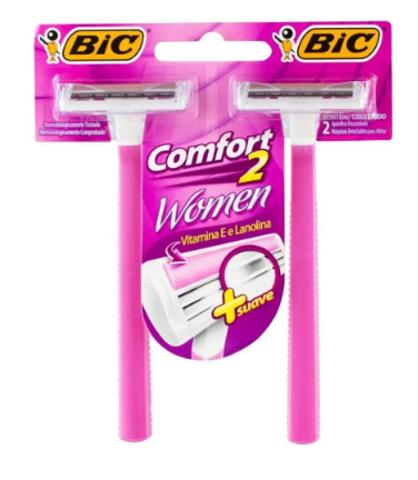 APARELHO BIC CONFORT 2 TWIN WOMEN C/2