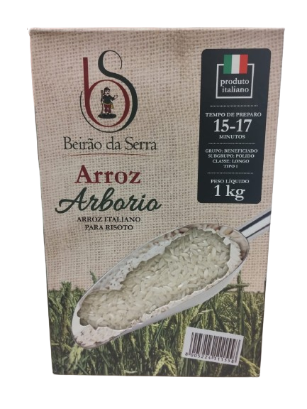 ARROZ ARBORIO ITALIANO BEIRAO DA SERRA PARA RISOTO 1KG