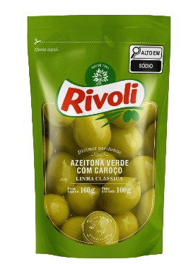 AZEITONA RIVOLI VERDE SACHE 100 GR