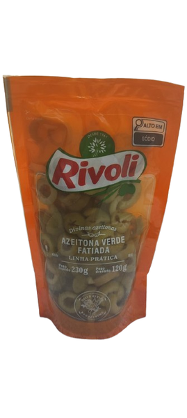 AZEITONA VERDE FATIADA RIVOLI SACHE 120GR