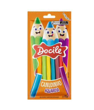 BALA DOCILE CANUDINHO AQUARELA 70G