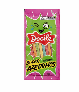 BALA DOCILE CANUDINHO SUPER AZEDI 70G