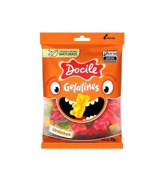 BALA DOCILE GELATINES URSINHOS 70G