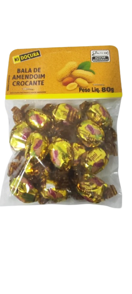 BALA KIDOCURA AMENDOIM CROCANTE 80GR