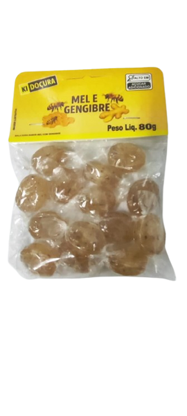 BALA KIDOCURA MEL E GENGIBRE 80GR