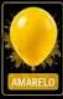 BALAO REGINA AMARELO NEON C/25