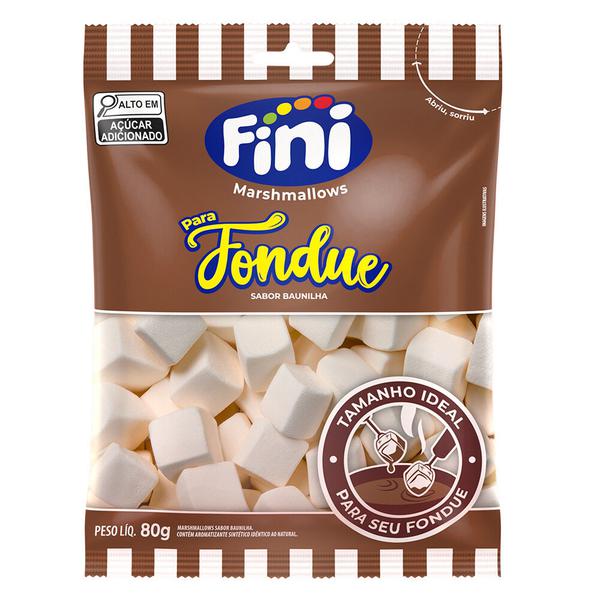 BALAS FINI MARSHMALLOWS FONDUE BAUNILHA  80G