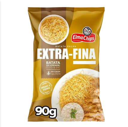 BATATA PALHA ELMA CHIPS EXTRA FINA 100G