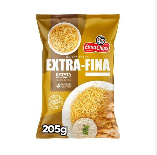 BATATA PALHA ELMA CHIPS EXTRA FINA 205GR