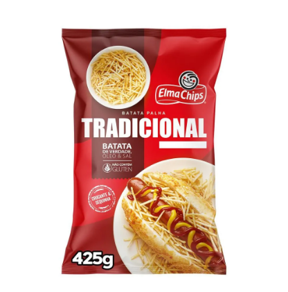 BATATA PALHA ELMA CHIPS NA MESA 425GR