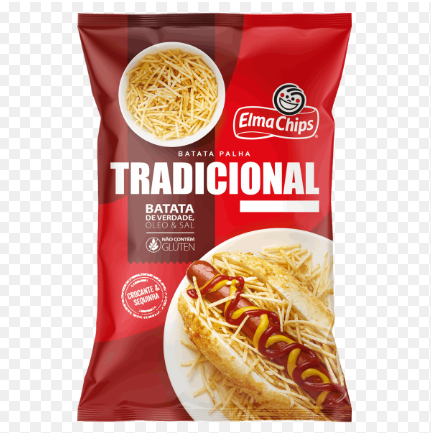 BATATA PALHA ELMA CHIPS TRADICIONAL 215G