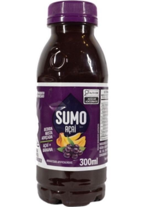 BEBIDA MISTA SUMO ACAI+BANANA GARRAFA 300ML
