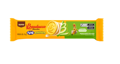 BISCOITO BAUDUCCO RECHEADO FINI BANANA 73G