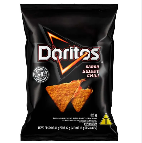 BISCOITO ELMA CHIPS DORITOS SWEET CHILI 32G