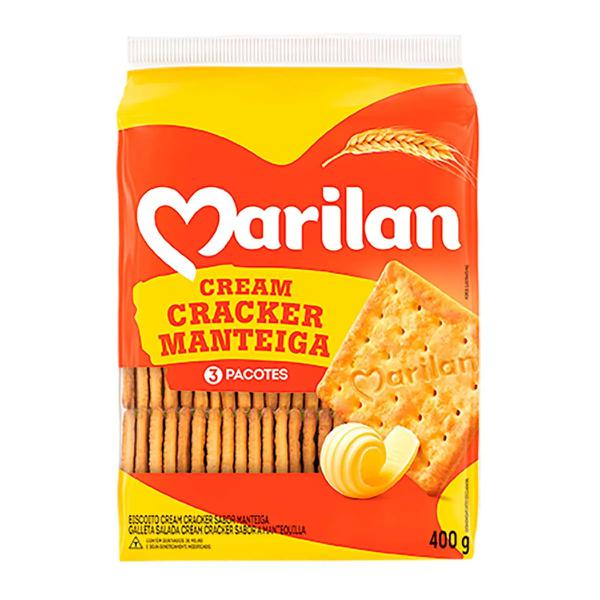 BISCOITO MARILAN CRACKER MANTEIGA 400GR