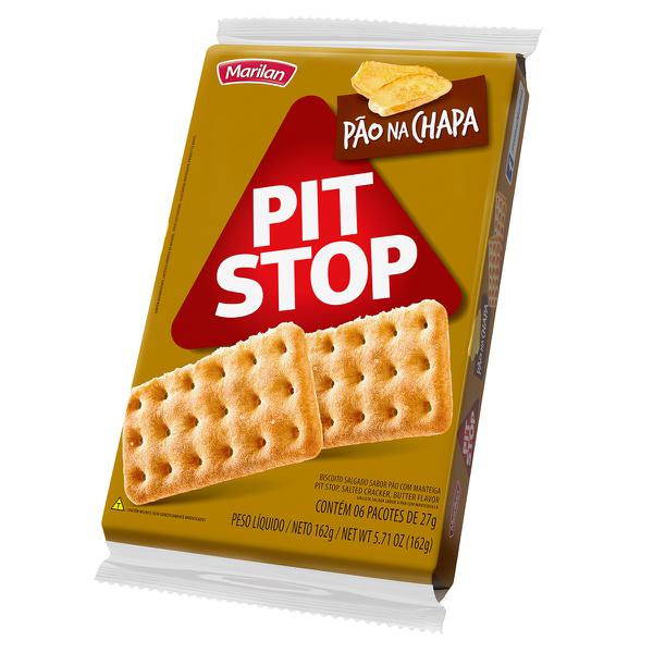 BISCOITO MARILAN PIT STOP PAO NA CHAPA 137GR