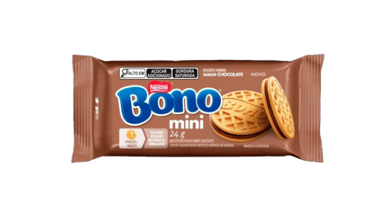 BISCOITO NESTLE BONO MINI CHOCOLATE 24G