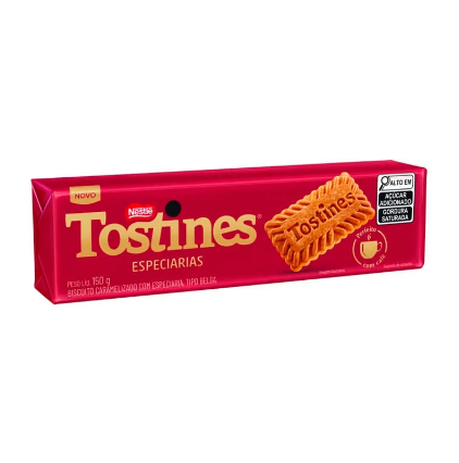 BISCOITO NESTLE TOSTINES ESPECIARIAS GINGER 150G