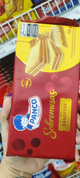 BISCOITO PANCO WAFER SOBREMESAS BANOFFEE EDICAO LIMITADA 112G