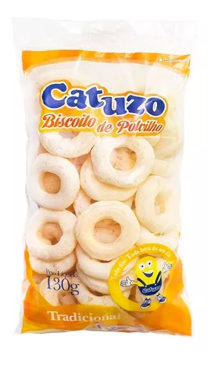 BISCOITO POLVILHO TRADICIONAL CATUZO ARGOLA 130GR
