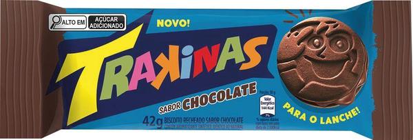 BISCOITO TRAKINAS CHOCOLATE 42GR