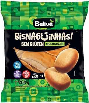BISNAGUINHA BELIVE MULTIGRAO CENOURA E BATATA DOCE SEM GLUTEN 200G