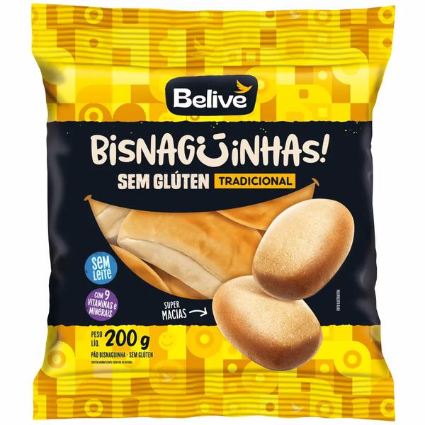 BISNAGUINHA BELIVE  SEM GLUTEN 200G