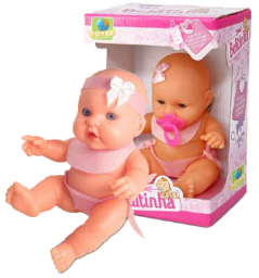 BONECA BELITINHA VINIL 25CM