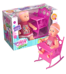 BONECA JUJU COM BALANCO 25CM