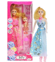 BONECA KIT COM ACESSORIOS